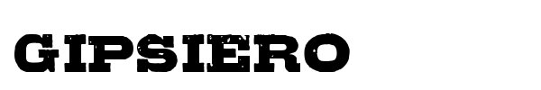 Gipsiero font preview