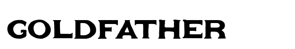 Goldfather font preview