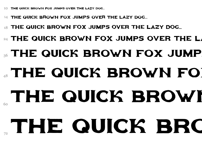 Goldfather font waterfall