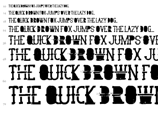 GoodPeace font waterfall