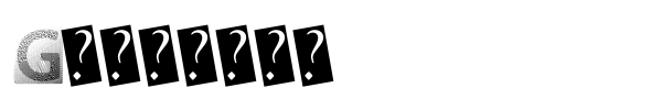 Gotfaded font