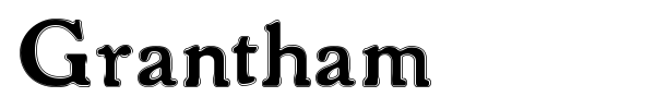 Grantham font preview