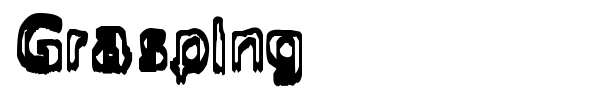 Grasping font