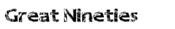 Great Nineties font