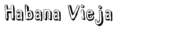 Habana Vieja font
