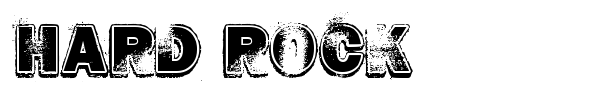 Hard Rock font