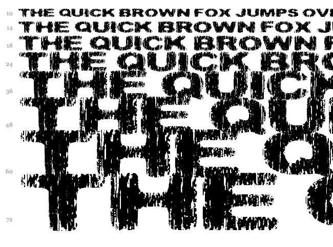Hatchet Man font waterfall
