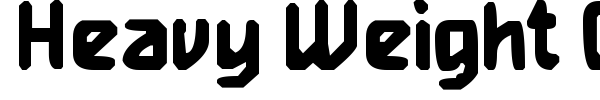 Heavy Weight Gamer font