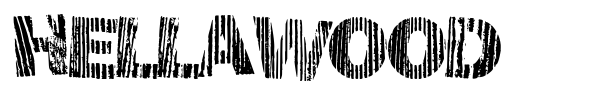 Hellawood font