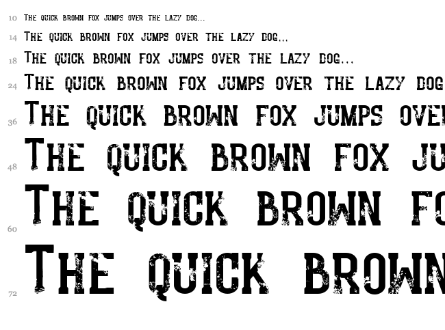 Hello Arson font waterfall