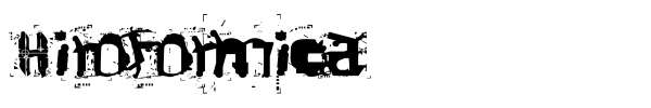 Hiroformica font preview