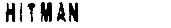 Hitman font