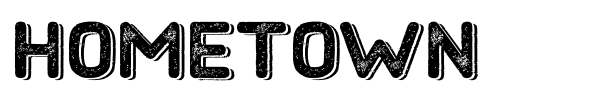 Hometown font