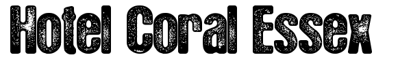 Hotel Coral Essex font