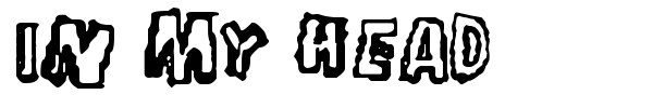 In my head font