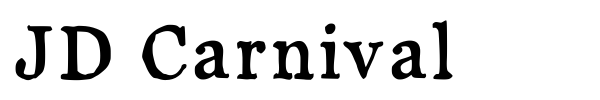 JD Carnival font