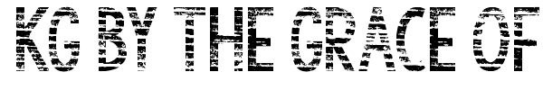 KG By the Grace of God font preview