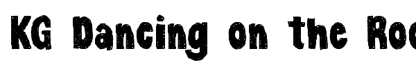 KG Dancing on the Rooftop font
