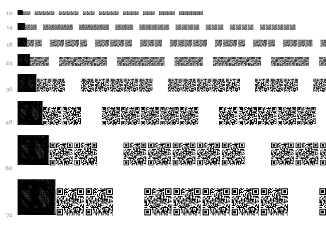 Kids Blocks font waterfall