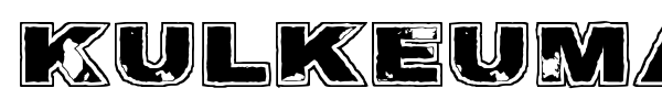 Kulkeuma font