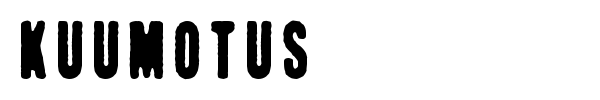 Kuumotus font