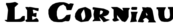 Le Corniaud font preview