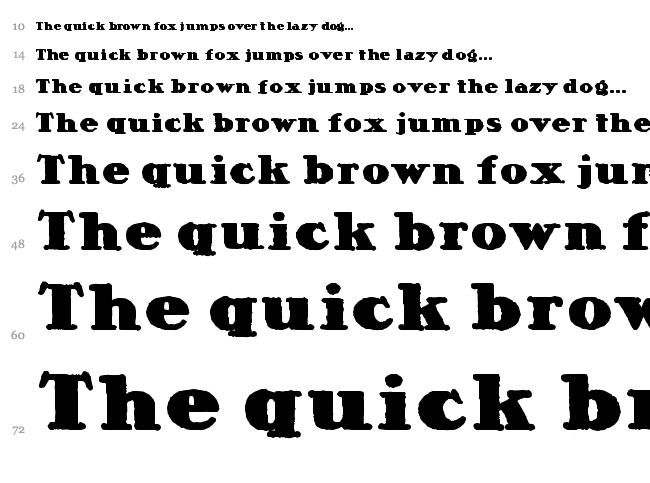 Lietz Alexander Nero font waterfall