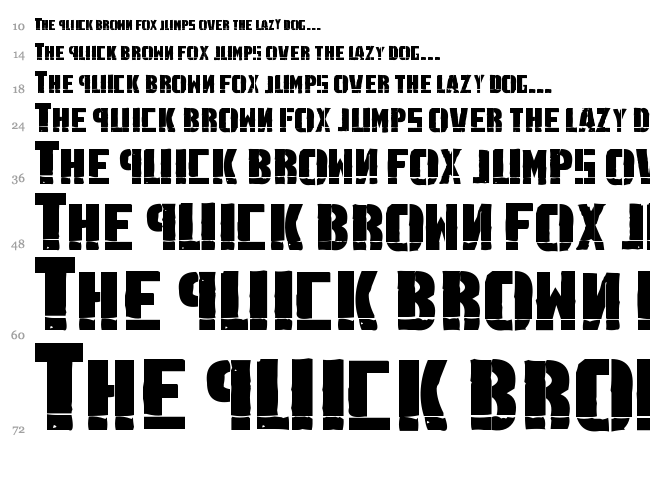 Linkin Park font waterfall