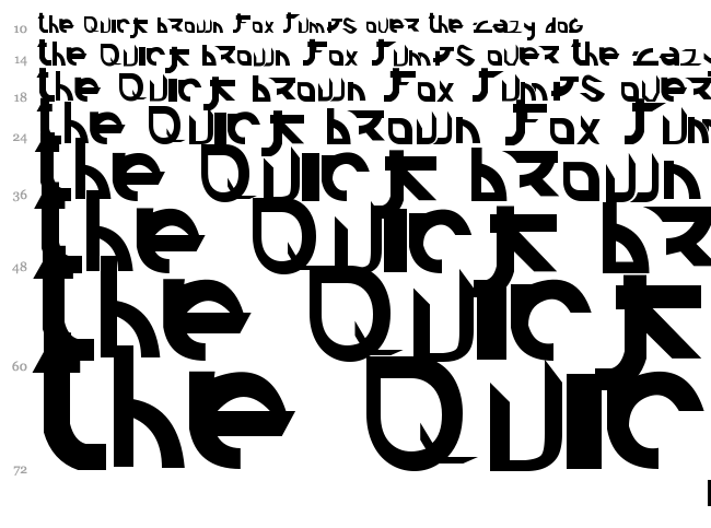 Linkin Park font waterfall