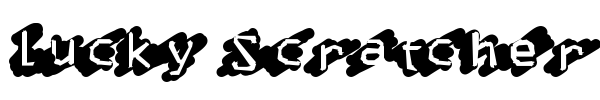 Lucky Scratcher font