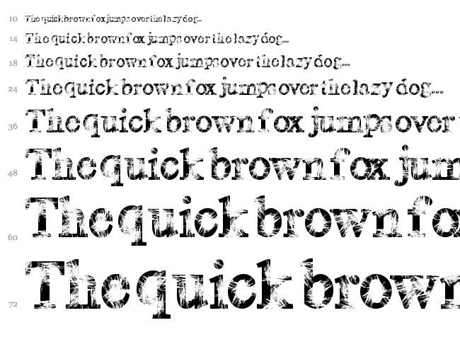Magic Crystal font waterfall