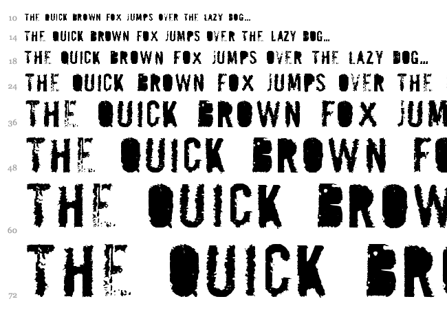 Mailbomb font waterfall