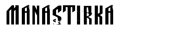 Manastirka font