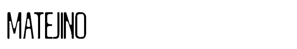Matejino font