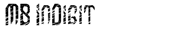 MB InDigit font
