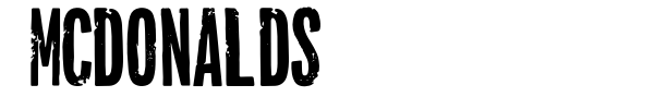 McDonalds font