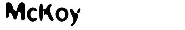 McKoy font