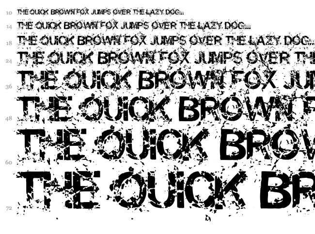 Miasm font waterfall