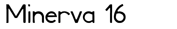 Minerva 16 font
