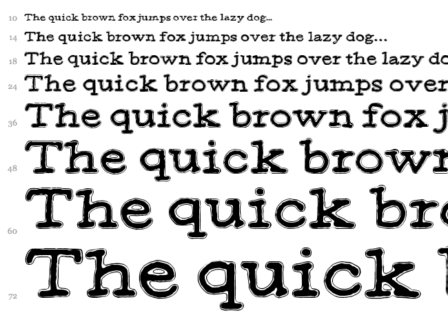 Moa font waterfall