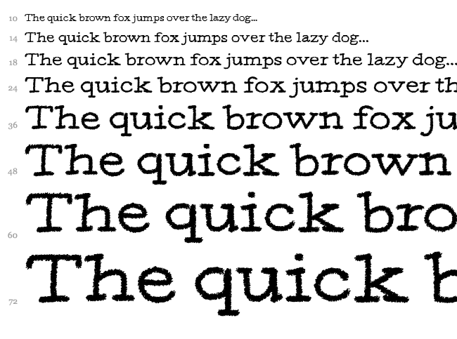 Moa font waterfall