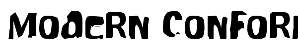 Modern Conformist font