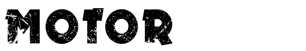 Motor font