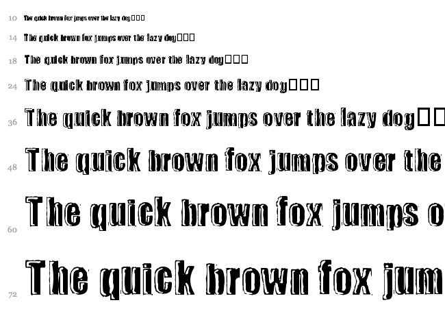 My Wife Sucks font waterfall