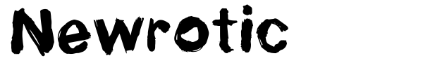Newrotic font