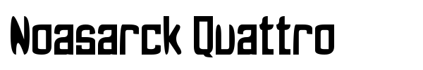 Noasarck Quattro font