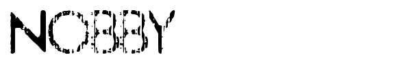 Nobby font