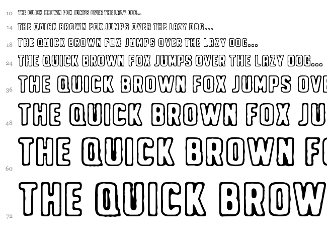 Noppalukemat font waterfall