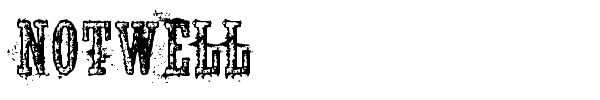 Notwell font