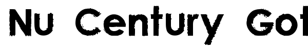 Nu Century Gothic font